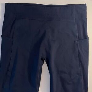 men’s navy blue “true navy” LULULEMON surge warm tight 29” [L]
